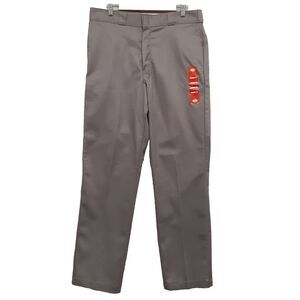 Dickies 874 Work Pants Mens 36x34 Original Fit Flex Gray NEW